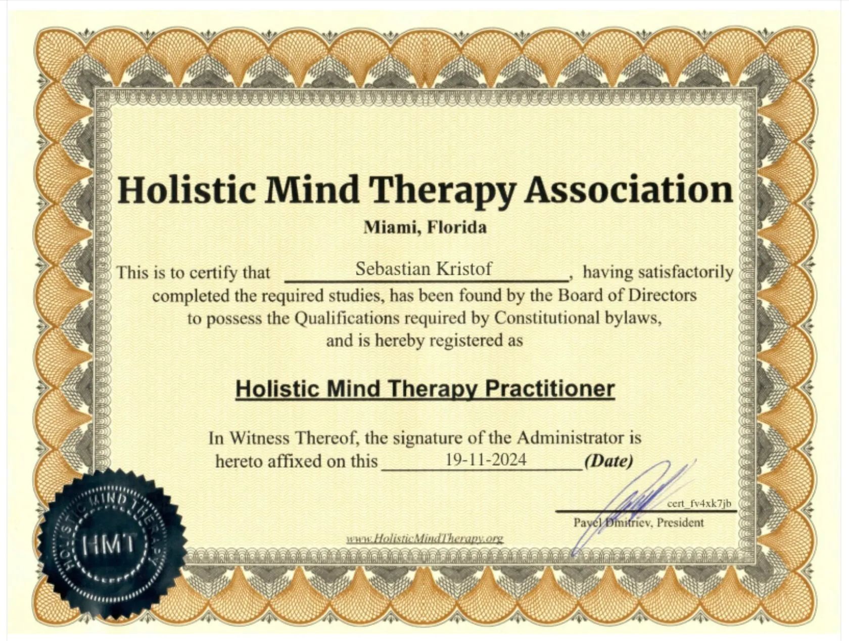 Advanced Clinical Hypnotherapy Certificate